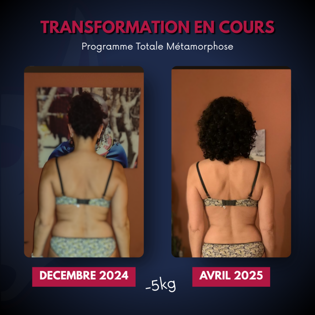 un avant après d'une personne ayant perdu du poids puis pris du muscle